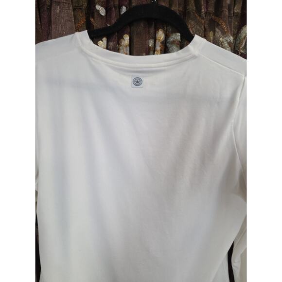 Peter Millar Vinyasa Womens Performance White Long Sleeve Size Medium - Picture 10 of 14